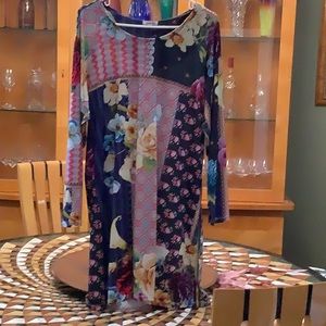 Johnny was dress EUC beautiful multi colored